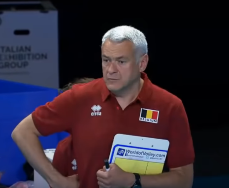 Лига Наций - волейбол. Тренер сборной Бельгии