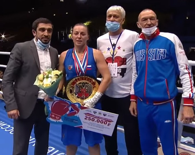 Саадат Далгатова  - чемпионка России по Боксу