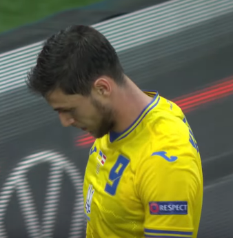 Яремчук - игрок сборной Украины на Евро-2020